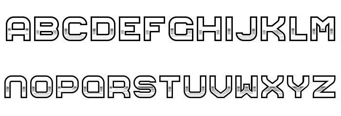 Eighties Monster Font LOWERCASE