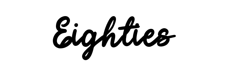 Eighties  Free Fonts Download