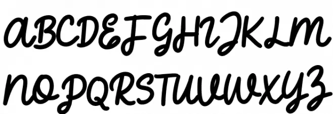 Eighties Font Litere mari
