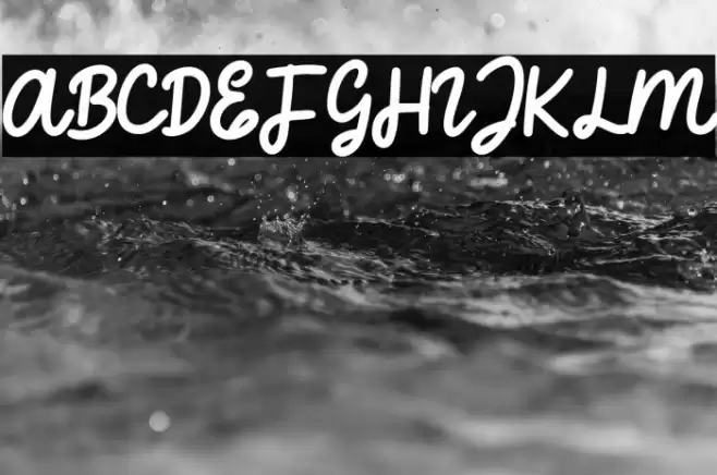 Eighties Font examples