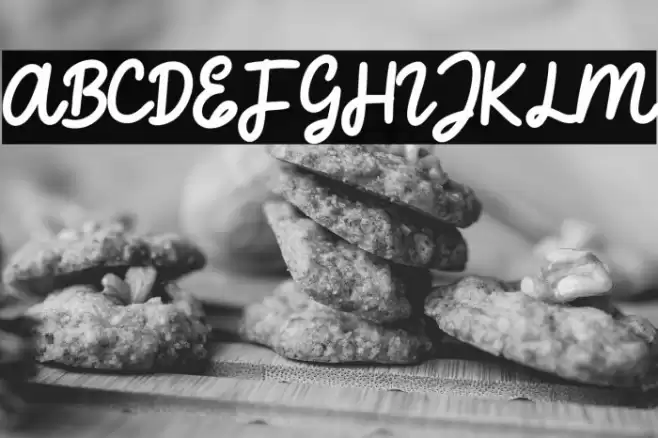 Eighties Font examples