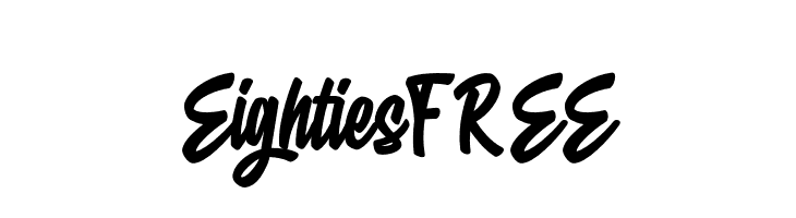 EightiesFREE  フリーフォントのダウンロード