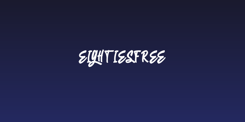 EightiesFREE Social Header