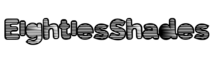 EightiesShades Font