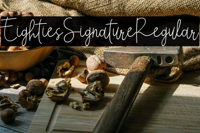 EightiesSignatureRegular Example 2