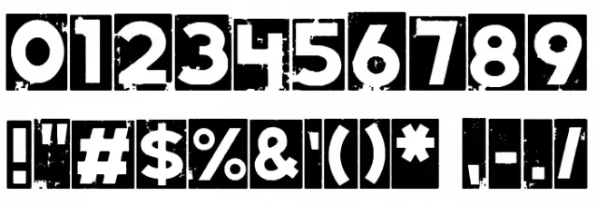 Eighty-Eight Font OTHER CHARS