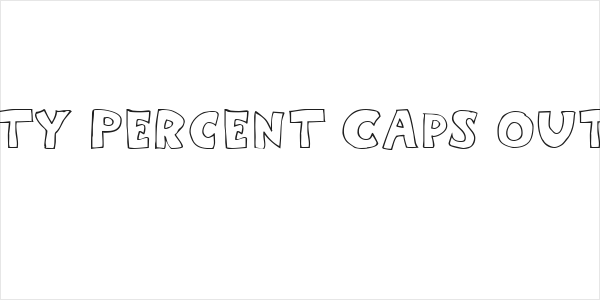 Eighty Percent Caps Outline Logo