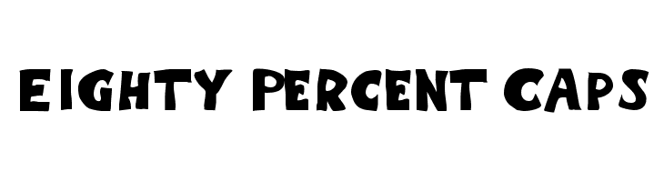 Eighty Percent Caps  Fuentes Gratis Descargar