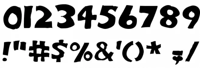 Eighty Percent Caps Font OTHER CHARS