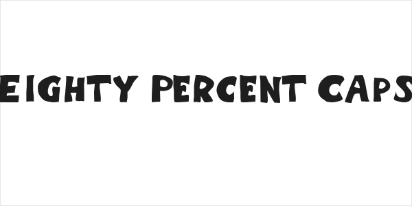Eighty Percent Caps Logo