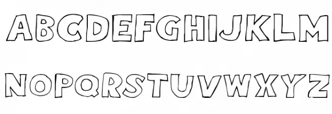 Eighty Percent Outline Шрифта ВЕРХНИЙ