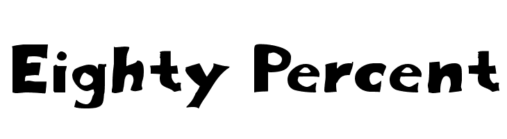 Eighty Percent  Free Fonts Download