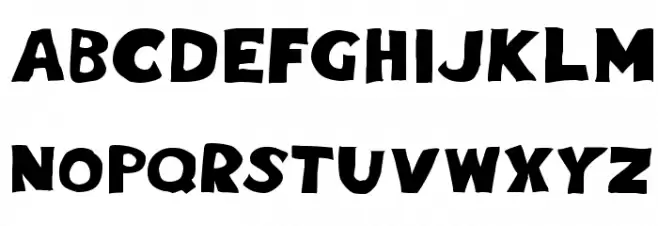 Eighty Percent Polices MAJUSCULES