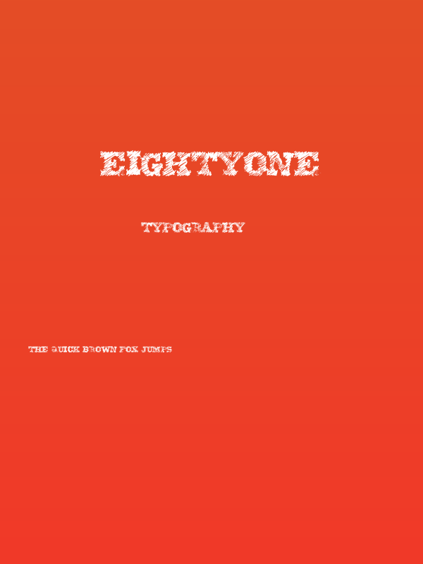 EightyOne Poster