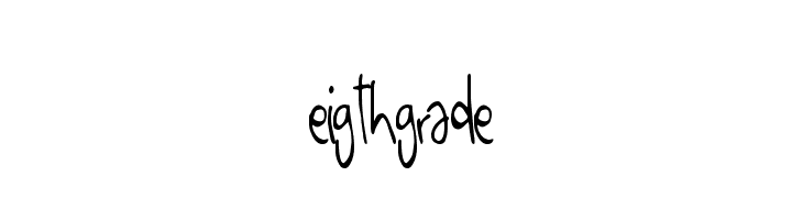 EigthGrade Font