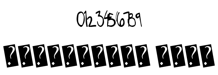 EigthGrade Font OTHER CHARS