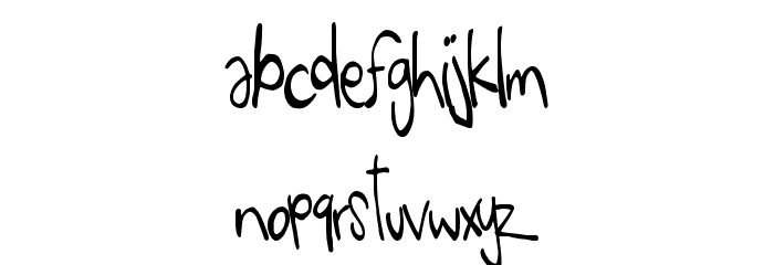 EigthGrade Font LOWERCASE