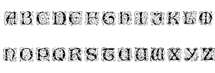 Eileen Caps Black Font LOWERCASE