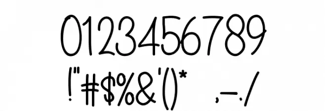 Eilya Font OTHER CHARS