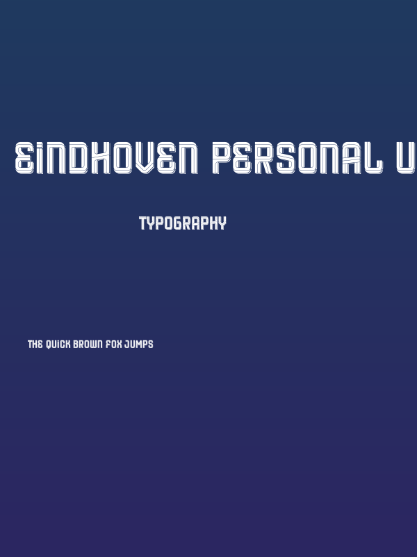 Eindhoven Personal Use VI Poster