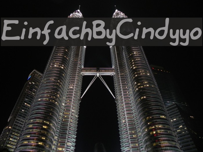 EinfachByCindyyo Font examples