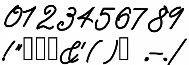 Einstein Grand Font OTHER CHARS