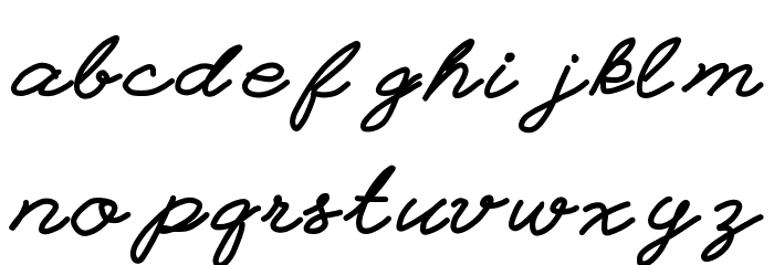 Einstein Grand Font LOWERCASE