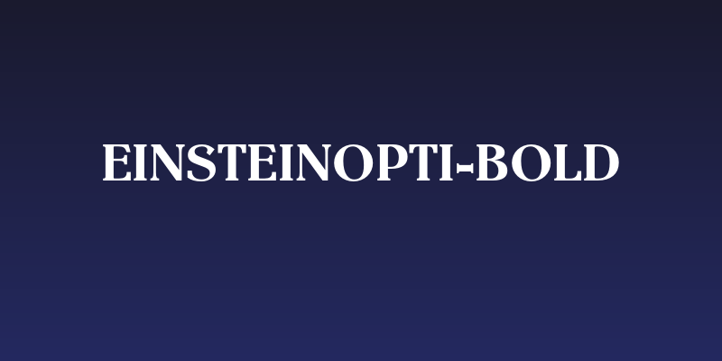 EinsteinOpti-Bold Social Header