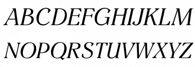 EinsteinOpti-Italic 字体 大写