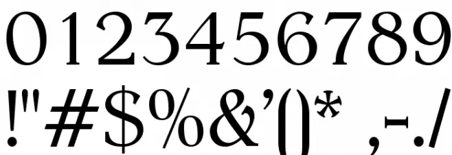 EinsteinRomanOpti Font OTHER CHARS