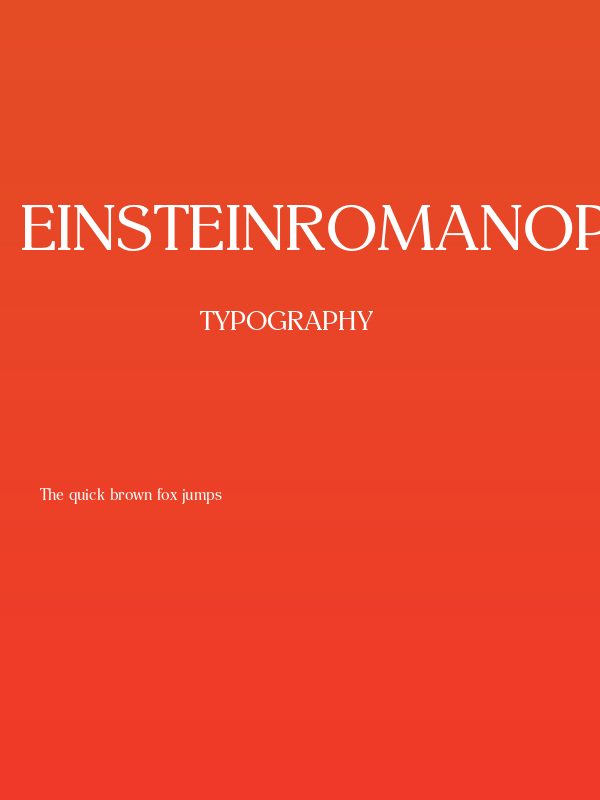 EinsteinRomanOpti Poster