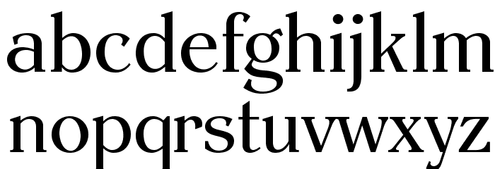 EinsteinRomanOpti Font LOWERCASE