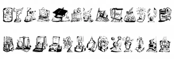 EinsteinsWorlds Schriftart Groß
