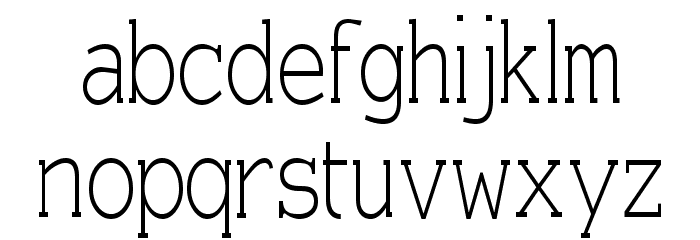 Einzig Serif Font LOWERCASE