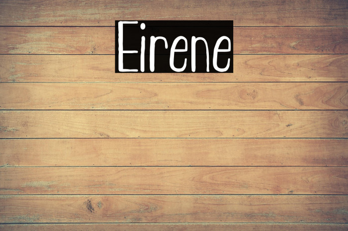 Eirene Example 1