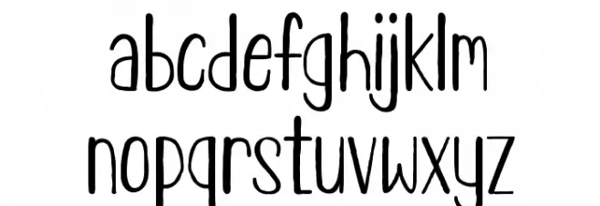 Eirene خط أحرف صغيرة