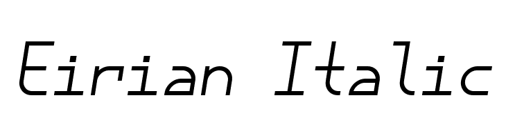 Eirian Italic  Frei Schriftart Herunterladen