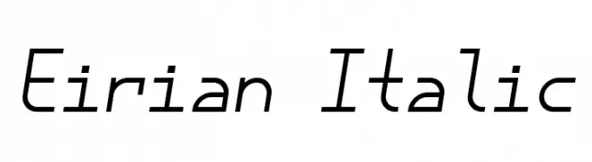 Eirian Italic  baixar fontes gratis