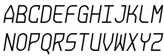 Eirian Italic Fonte MAIÚSCULAS