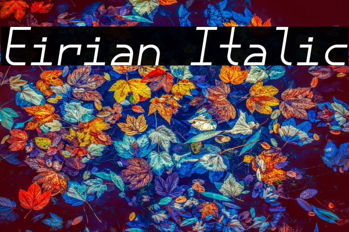 Eirian Italic Example 2