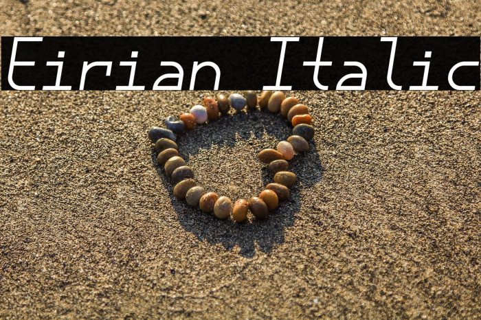 Eirian Italic Example 3