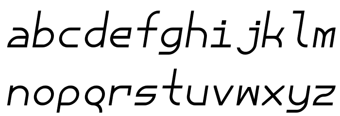 Eirian Italic フォント 小文字