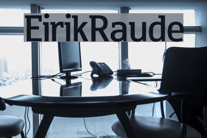 EirikRaude Font examples