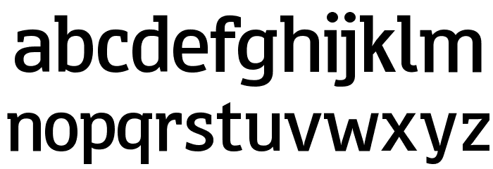 EirikRaude Font LOWERCASE