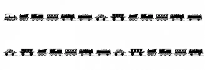 Eisenbahn خط أحرف كبيرة