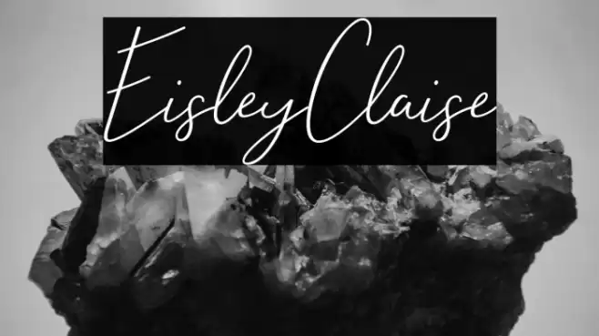 EisleyClaise Font examples