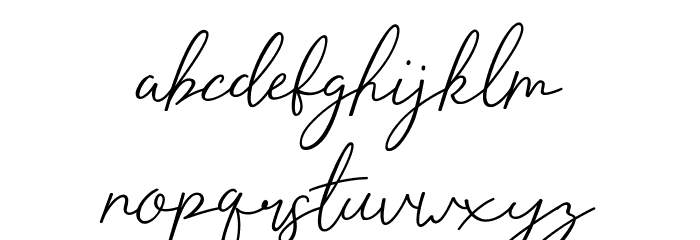 EisleyClaise Font LOWERCASE