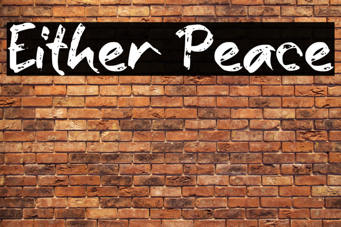Either Peace Example 1