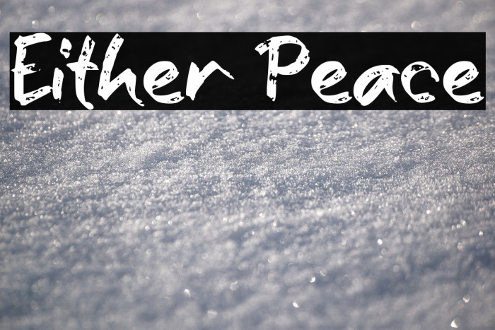 Either Peace Example 2