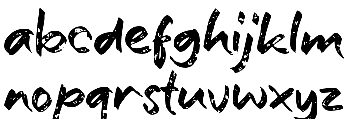 Either Peace Font LOWERCASE